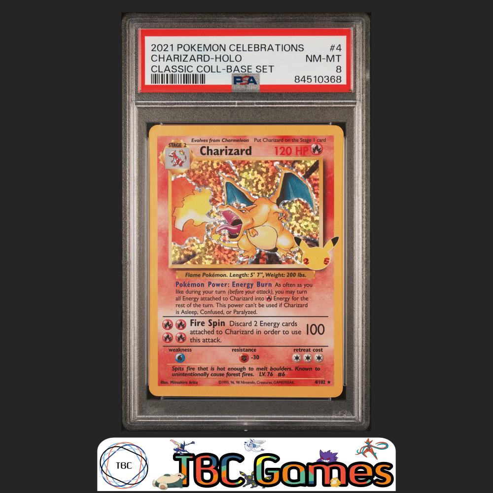 Charizard Celebrations Classic Collection #4 PSA 8