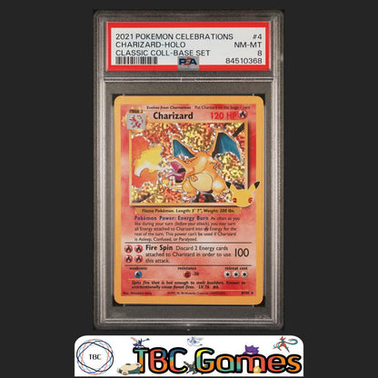 Charizard Celebrations Classic Collection #4 PSA 8