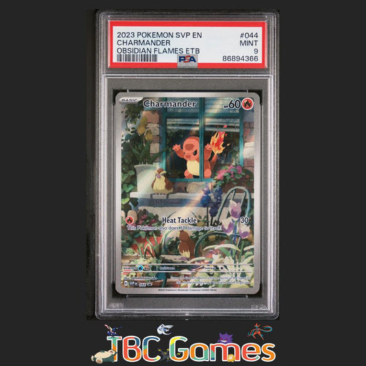 Charmander SV Black Star Promo #044 Obsidian Flames ETB PSA 9