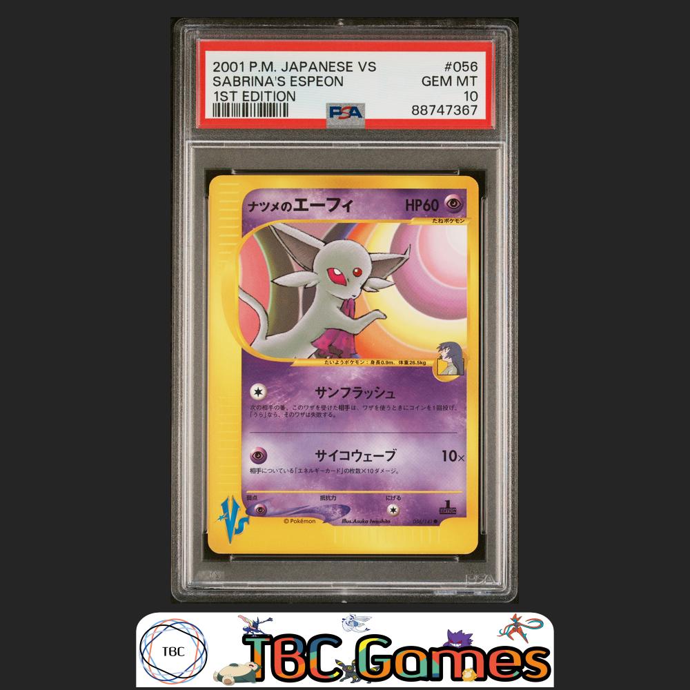 Sabrina's Espeon VS Series 1st Edition 056/141 Japanese PSA 10