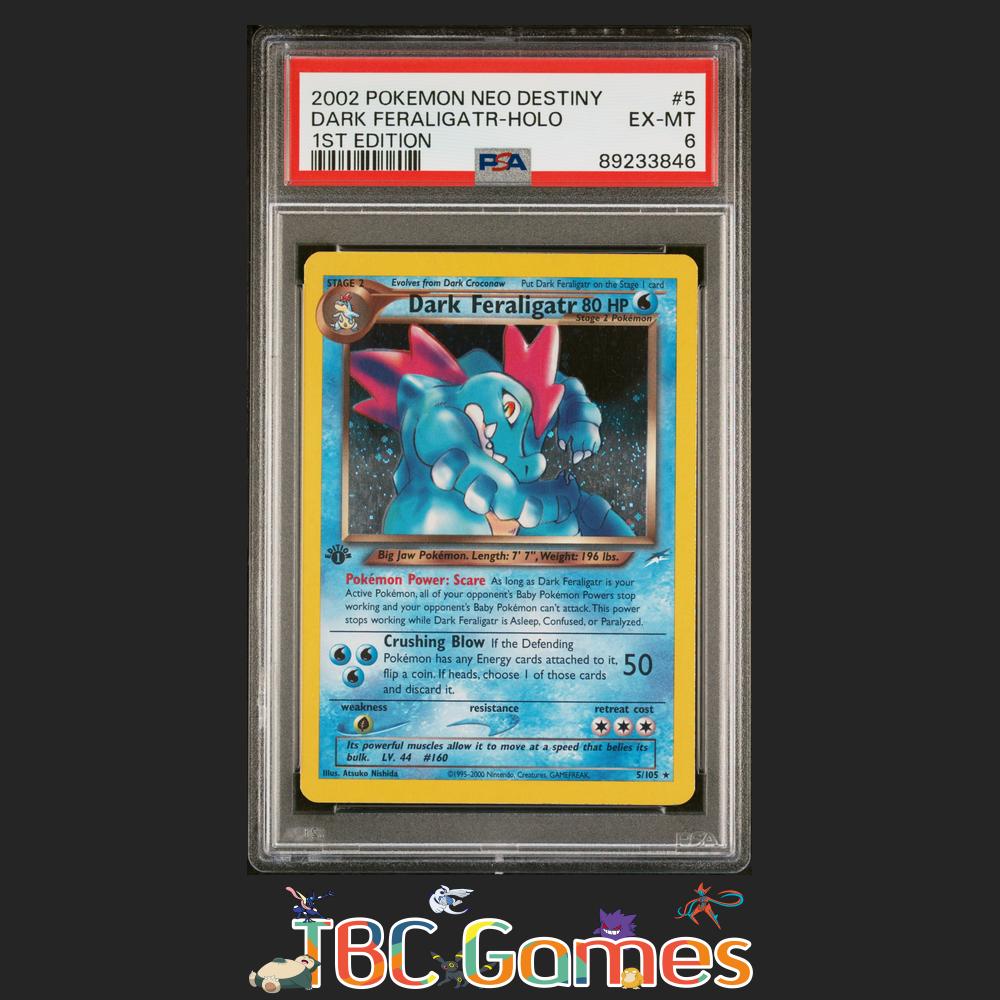 Dark Feraligatr Neo Destiny 1st Edition Holo #5 PSA 6