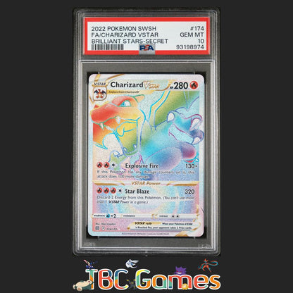 Charizard VSTAR Brilliant Stars #174 Brilliant Stars PSA 10