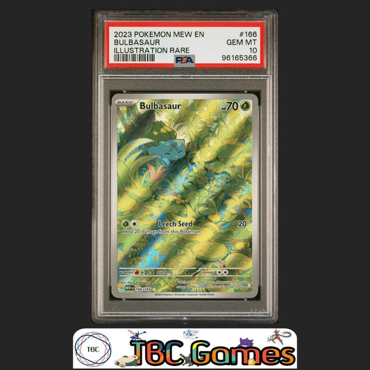Bulbasaur 151 #166 Illustration Rare PSA 10 Front