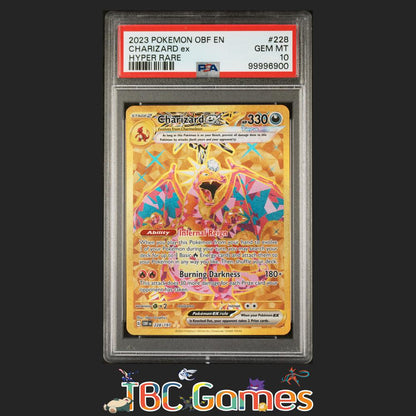 Charizard ex Obsidian Flames #228 Hyper Rare PSA 10