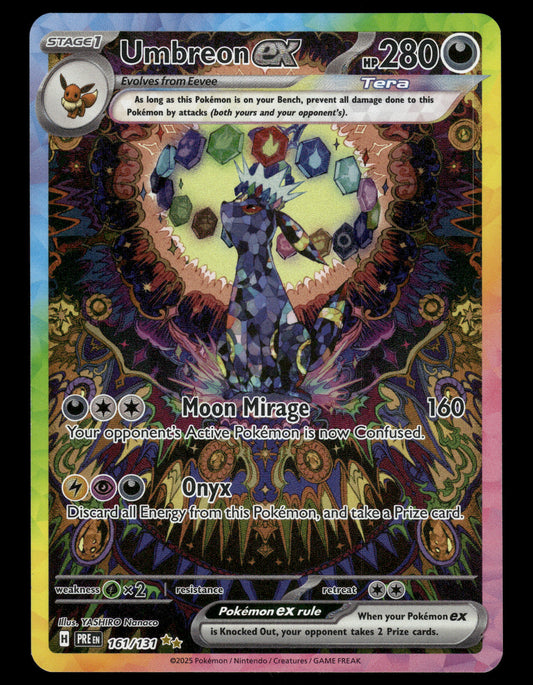 [NM] Umbreon ex Prismatic Evolutions #161 Special Illustration Rare