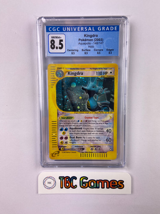 Crystal Kingdra Aquapolis Holo 148/147 CGC 8.5