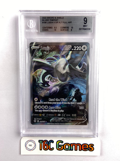 Lugia V Silver Tempest Alt Art 186/195 BGS 9 TBC Games Lugia V Silver Tempest Alt Art 186/195 BGS 9 TBC Games