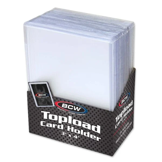 BCW: 3x4 Toploaders Regular Clear Standard Case (1000)