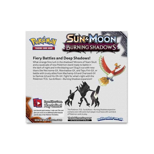 Pokemon TCG: Sun & Moon – Burning Shadows Booster Box