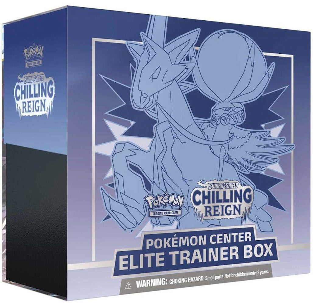 Pokemon TCG: Sword & Shield - Chilling Reign Pokemon Center Elite Trainer Box (Ice Rider Calyrex)