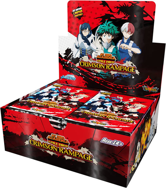 My Hero Academia CCG: Crimson Rampage Unlimited Booster Box