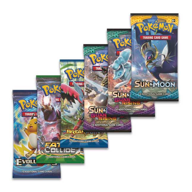 Pokemon Chinese 2.0 Sun & Moon Booster Packs – Cosmic Eclipse / Team Up (3 Pack Bundle) With Gengar Art