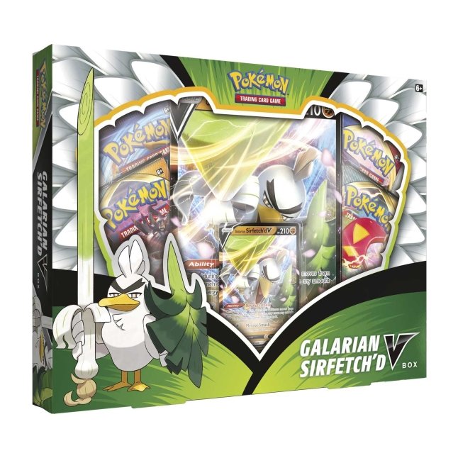Pokemon TCG: Galarian Sirfetch’d V Collection Box