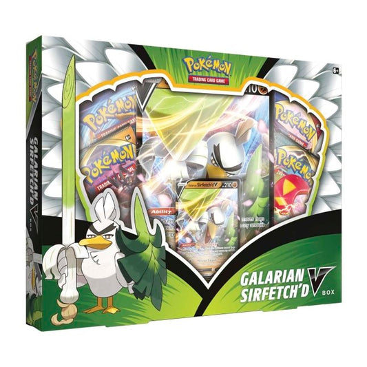 Pokemon TCG: Galarian Sirfetch’d V Collection Box