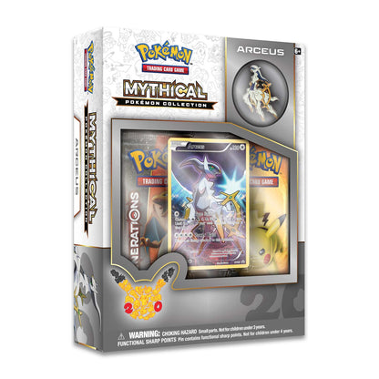 Pokemon TCG: 20th Anniversary Generations Mythical Pin Collection Box (Arceus)