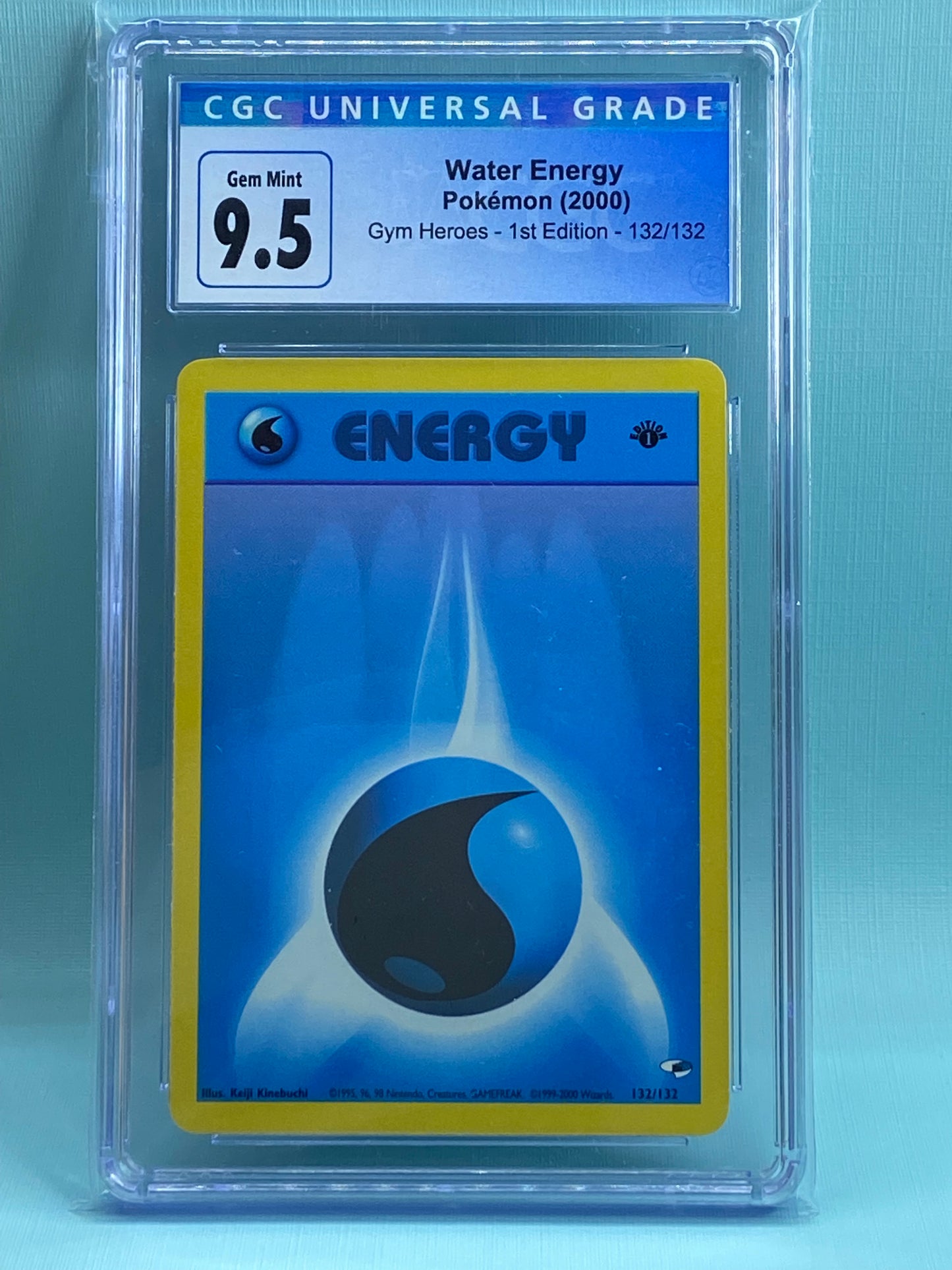 Water Energy Gym Heroes 1st Edition #132 CGC 9.5