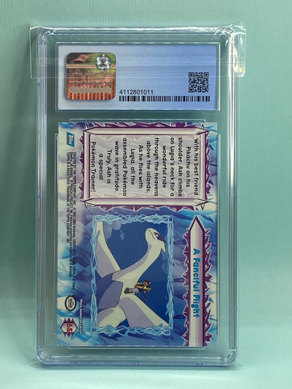 Pokemon the Movie Topps A Fanciful Flight Lugia CGC 9.5