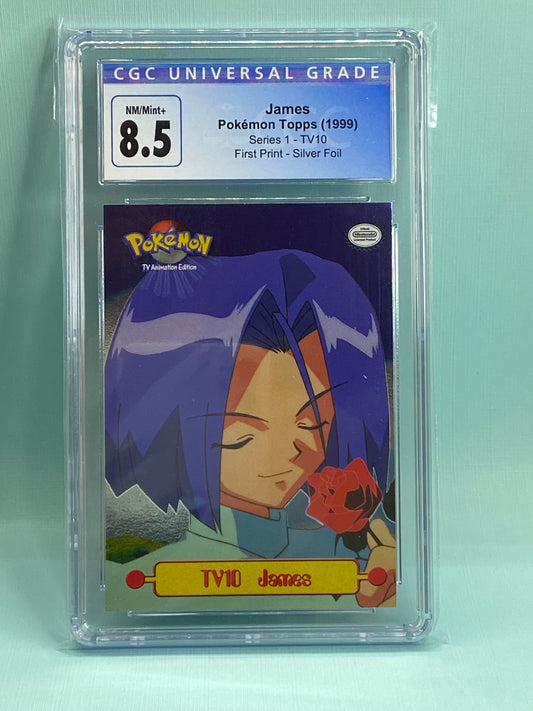 James Topps TV10 Series 1 First Print Silver Foil CGC 8.5