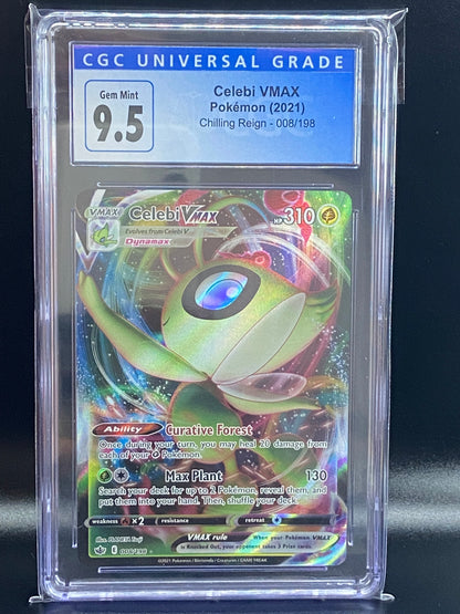 Celebi VMAX Chilling Reign 008/198 CGC 9.5