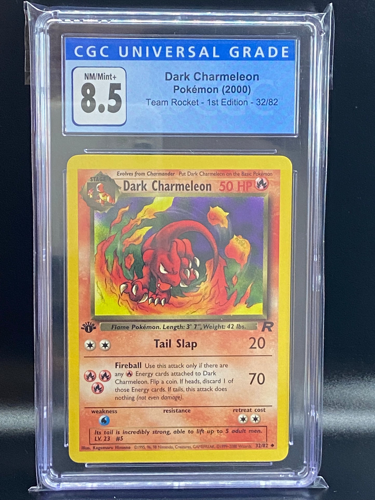 Dark Charmeleon Team Rocket 1st Edition 32/82 CGC 8.5