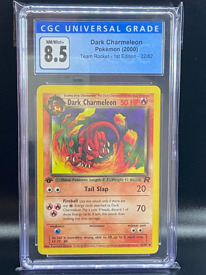 Dark Charmeleon Team Rocket 1st Edition 32/82 CGC 8.5