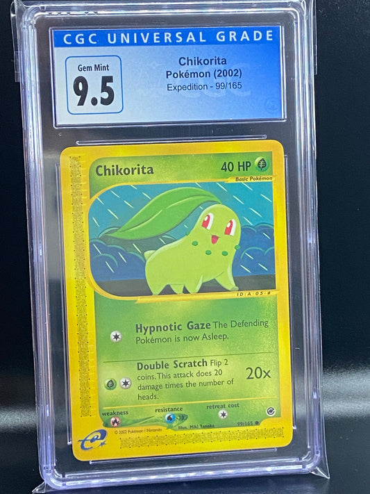 Chikorita Expedition 99/165 CGC 9.5