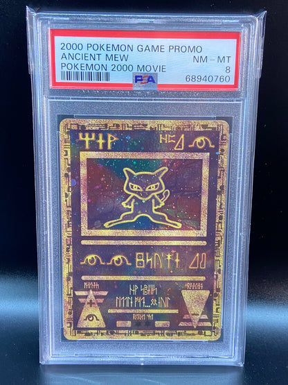 Ancient Mew Pokemon 2000 Movie Promo PSA 8 TBC Games Ancient Mew Pokemon 2000 Movie Promo PSA 8 TBC Games