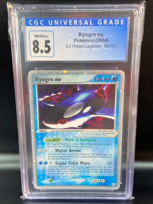 Kyogre ex Hidden Legends 94/101 CGC 8.5