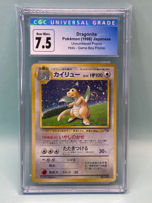 Dragonite Game Boy Promo Holo Japanese CGC 7.5