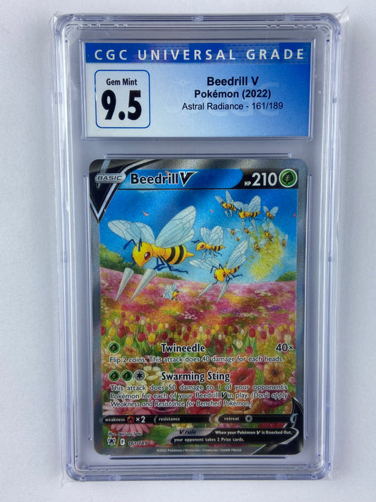 Beedrill V Astral Radiance Alt Art 161/189 CGC 9.5