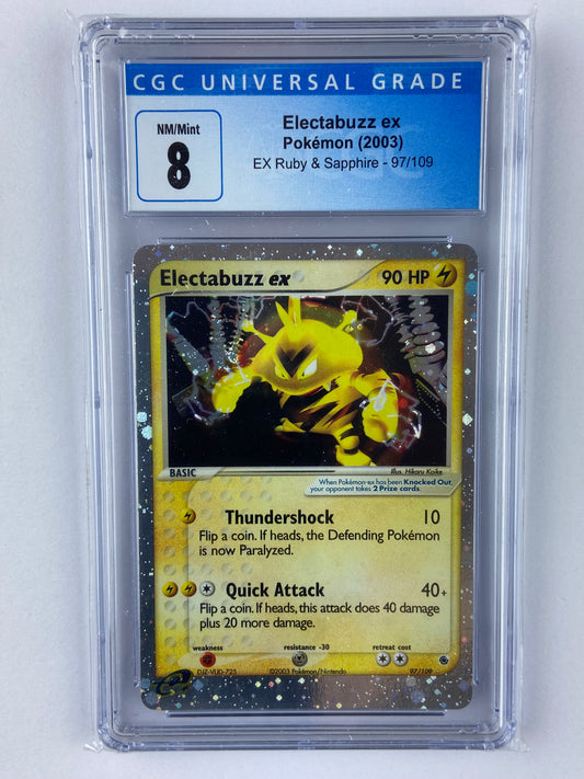 Electabuzz ex Ruby & Sapphire 97/109 CGC 8