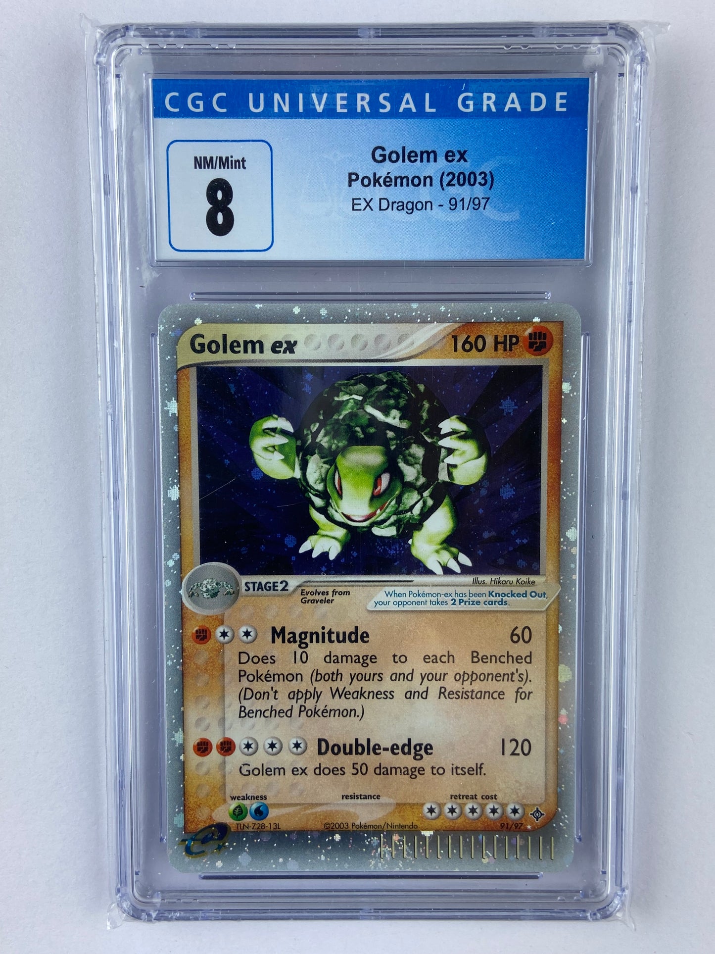 Golem ex Dragon 91/97 CGC 8 TBC Games Golem ex Dragon 91/97 CGC 8 TBC Games