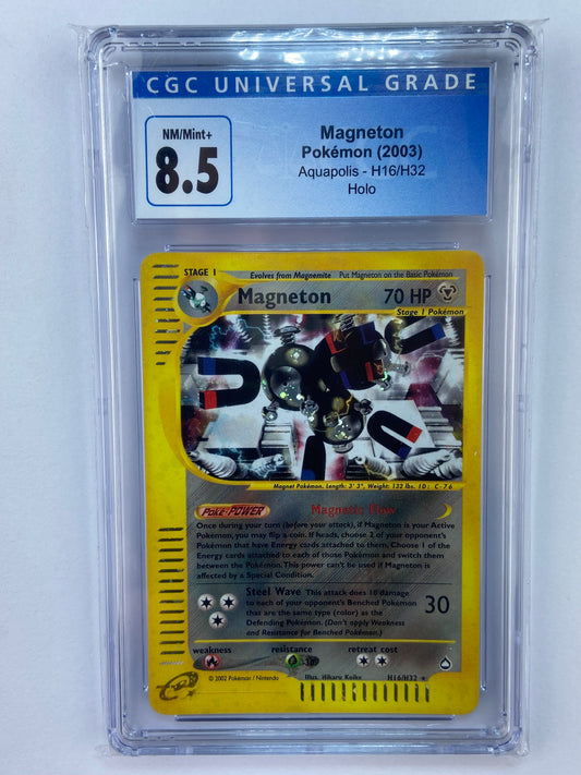 Magneton Aquapolis Holo H16/H32 CGC 8.5