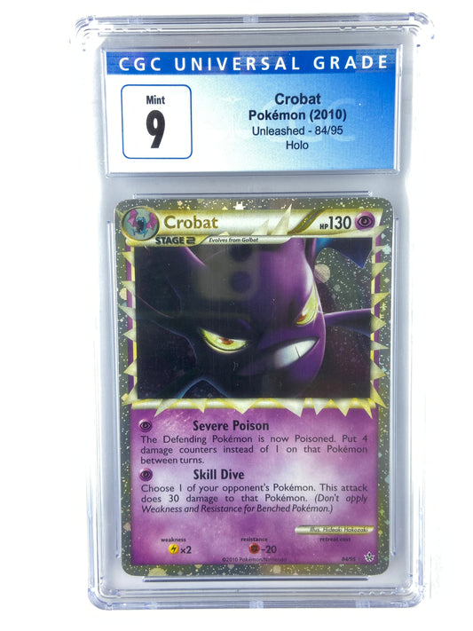 Crobat Prime Unleashed 84/95 CGC 9