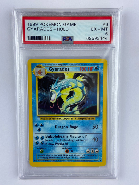 Gyarados Base Set Holo 6/102 PSA 6