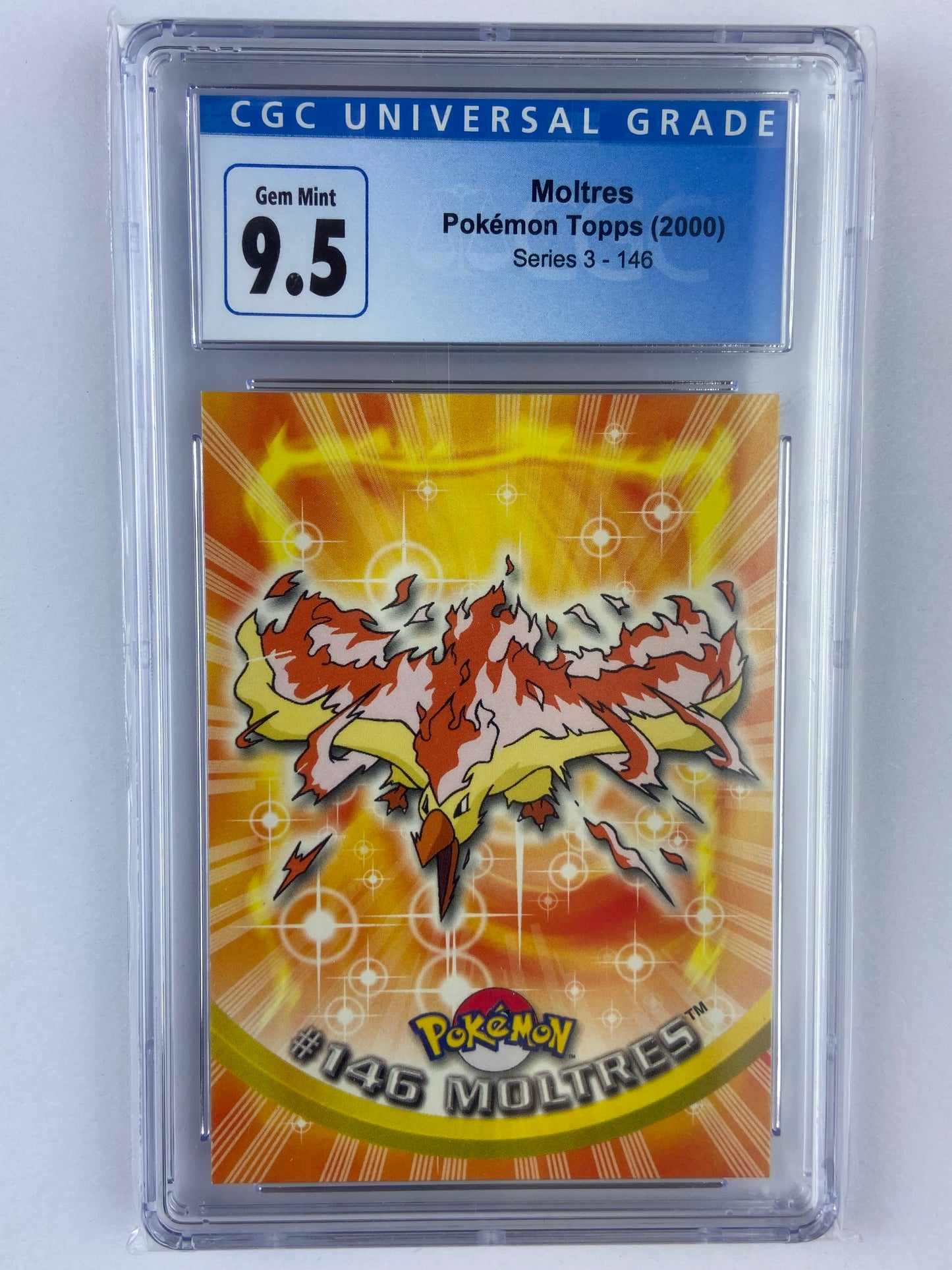 Moltres Topps Series 3 #146 CGC 9.5