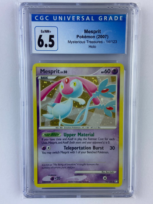 Mespirit Mysterious Treasures Holo 14/123 CGC 6.5