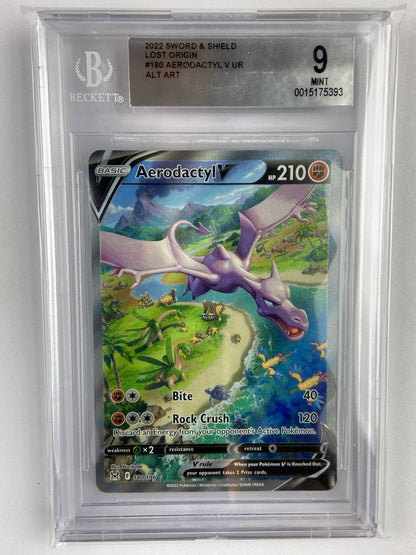Aerodactyl V Alt Art Lost Origin 180/196 BGS 9 TBC Games Aerodactyl V Alt Art Lost Origin 180/196 BGS 9 TBC Games