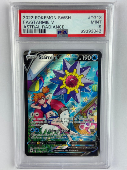 Starmie V Astral Radiance Misty TG13/TG30 PSA 9 – TBC Games