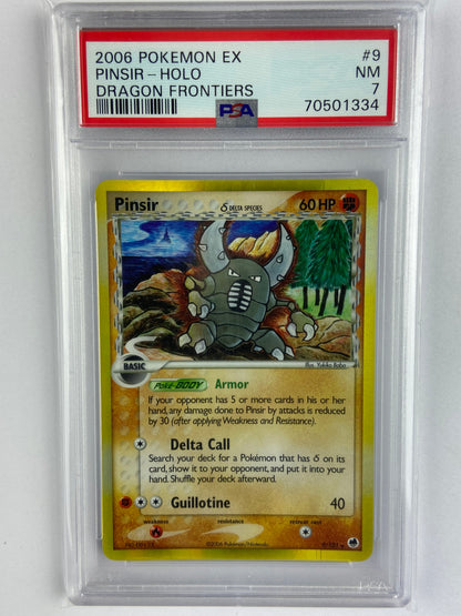Pinsir Dragon Frontiers Holo 9/101 PSA 7