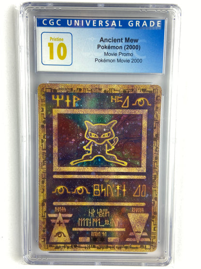 Ancient Mew Pokemon Movie 2000 Promo CGC 10 TBC Games Ancient Mew Pokemon Movie 2000 Promo CGC 10 TBC Games