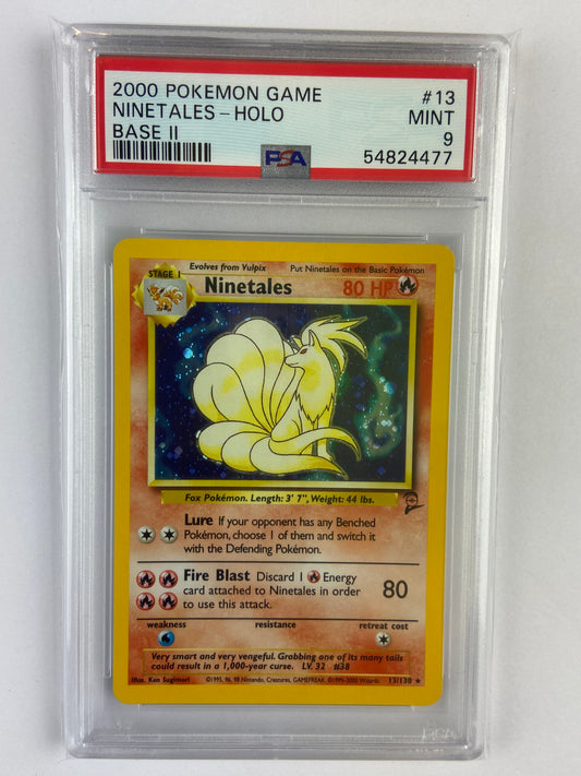 Ninetales Base Set 2 Holo 13/130 PSA 9