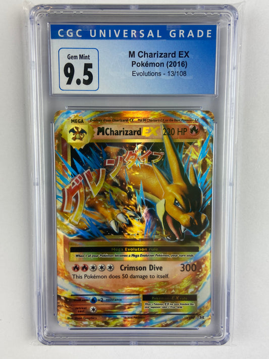 M Charizard EX Evolutions 13/108 CGC 9.5