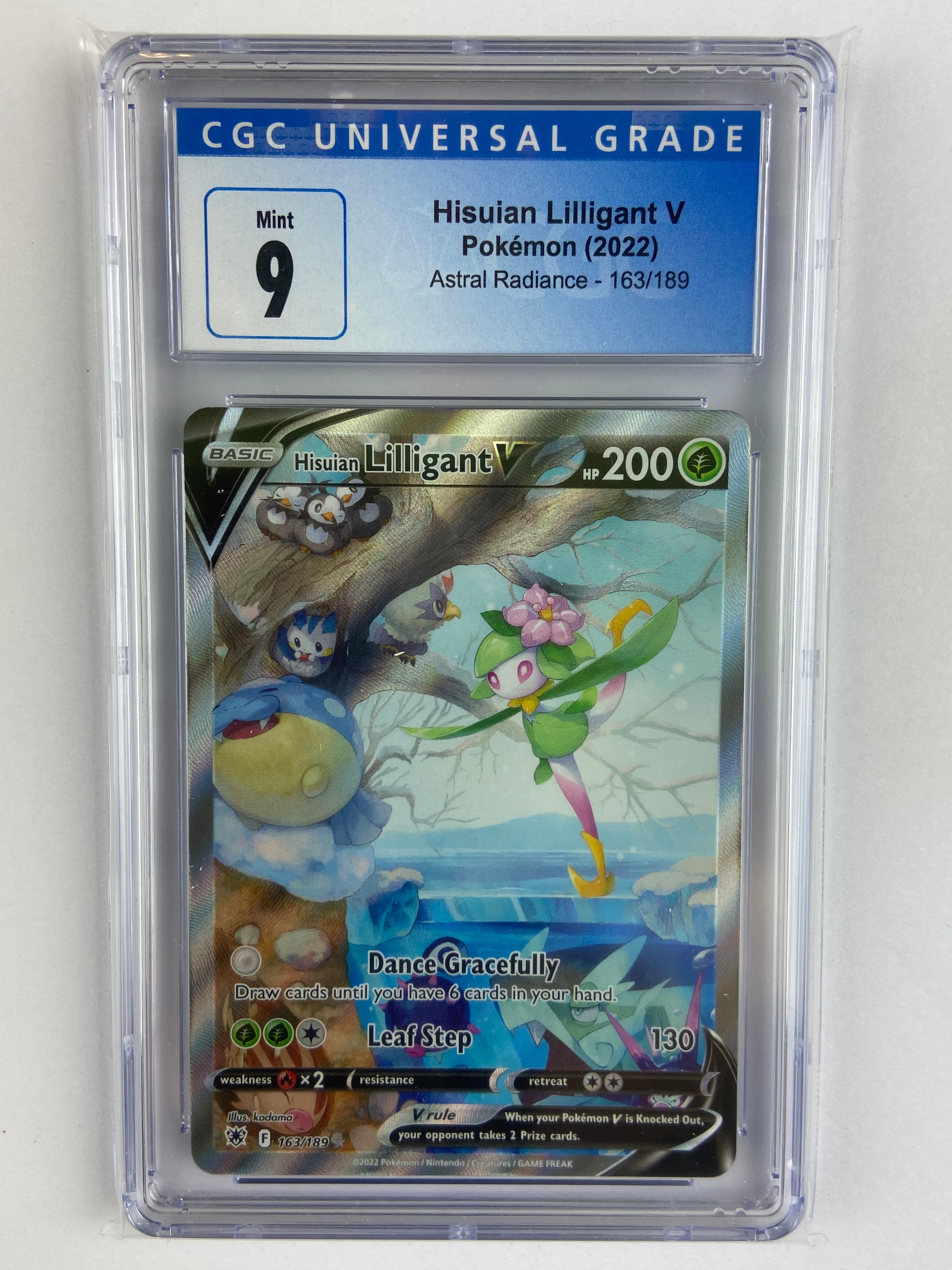 Hisuian Lilligant V Astral Radiance Alt Art 163/189 CGC 9