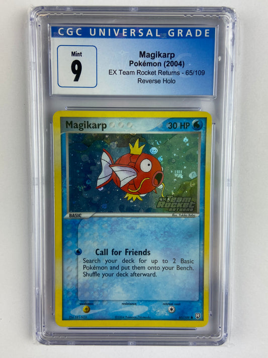Magikarp Team Rocket Returns Reverse Holo 65/109 CGC 9