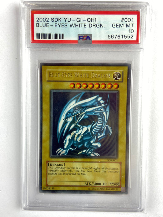 Blue-Eyes White Dragon Starter Deck Kaiba SDK-001 PSA 10