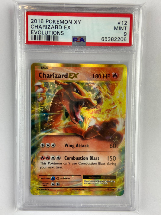 Charizard EX Evolutions 12/108 PSA 9