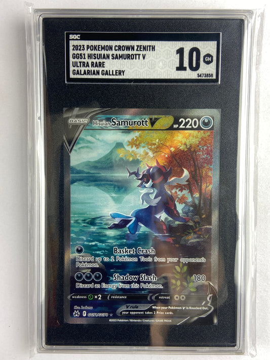 Hisuian Samurott V Crown Zenith SGC 10