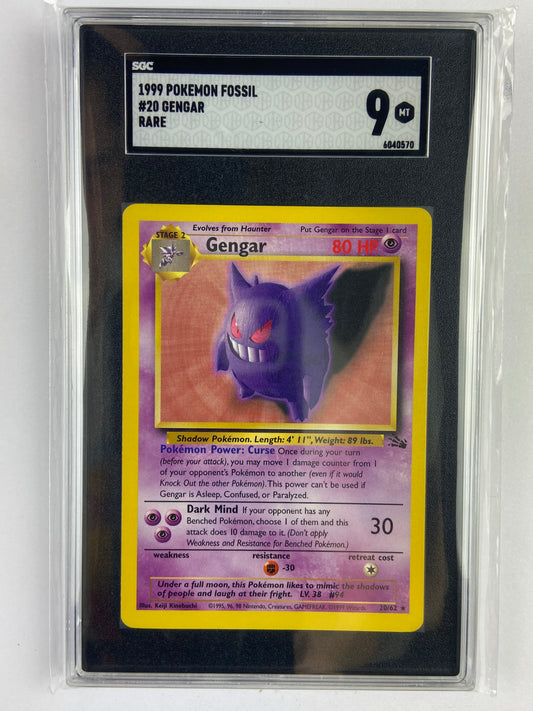 Gengar Fossil Unlimited 20/62 SGC 9
