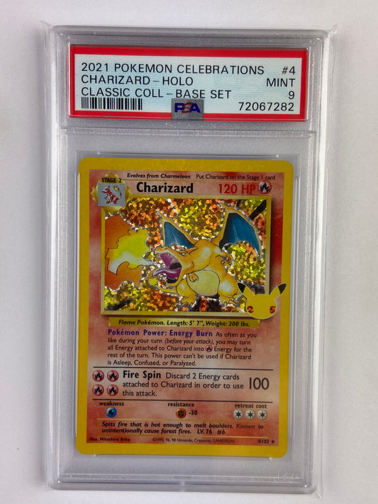 Charizard Celebrations Classic Collection 4/102 PSA 9